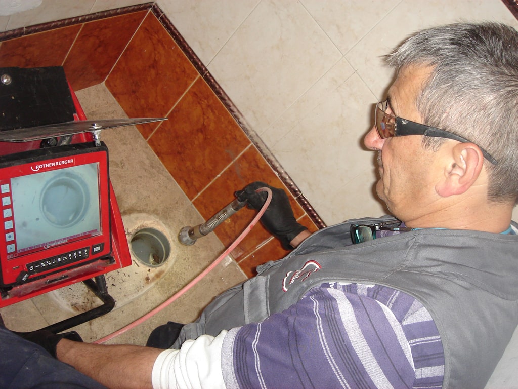 Desatasco 24h Cádiz inspección de tuberías